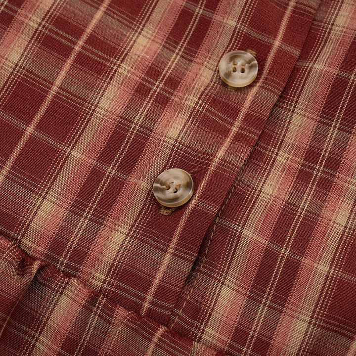 Button-embellished muslin mini dress - Monica