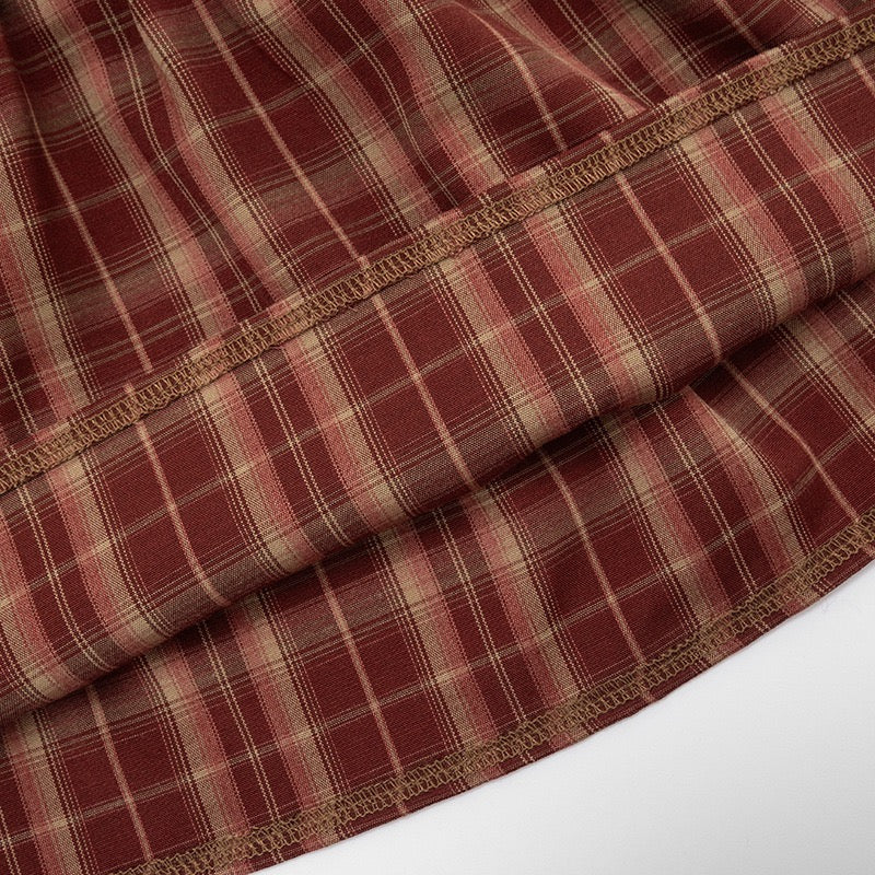 Button-embellished muslin mini dress - Monica