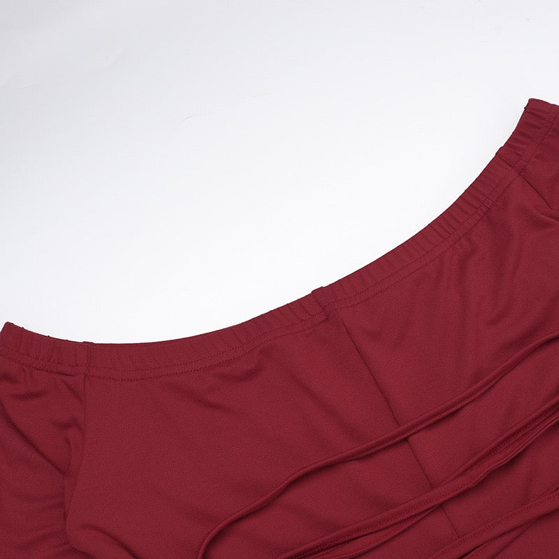 Maxi dress with slit decoration, tie at the back to narrow the waist - Marceline