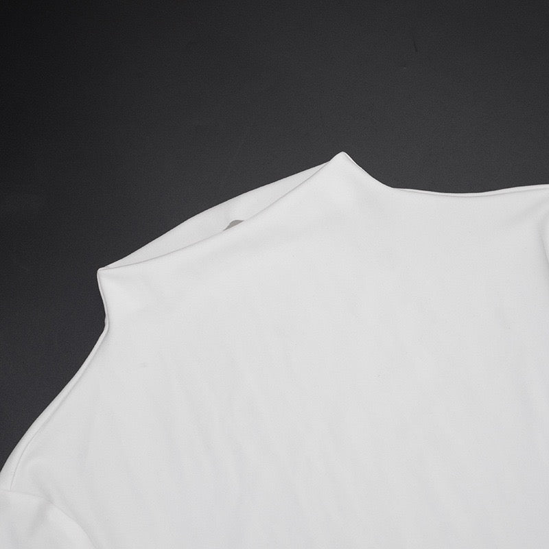 Mini dress with lace and pleats - Erin