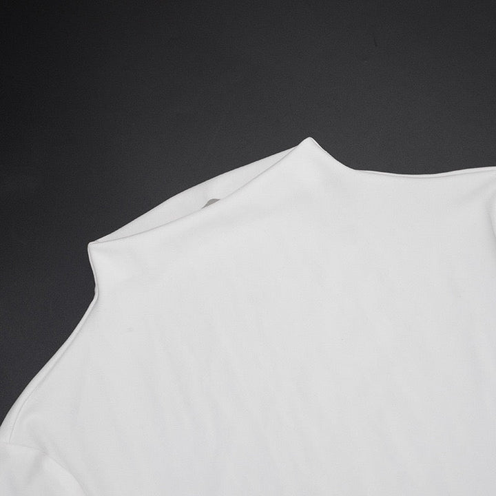 Mini dress with lace and pleats - Erin