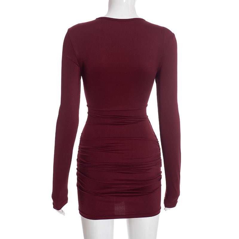 Pleated mini dress - Daria