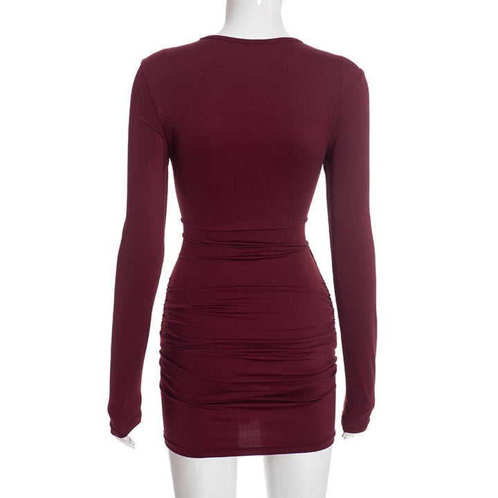 Pleated mini dress - Daria