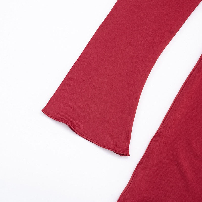 Mini dress with bodysuit design and pleats - Tahal