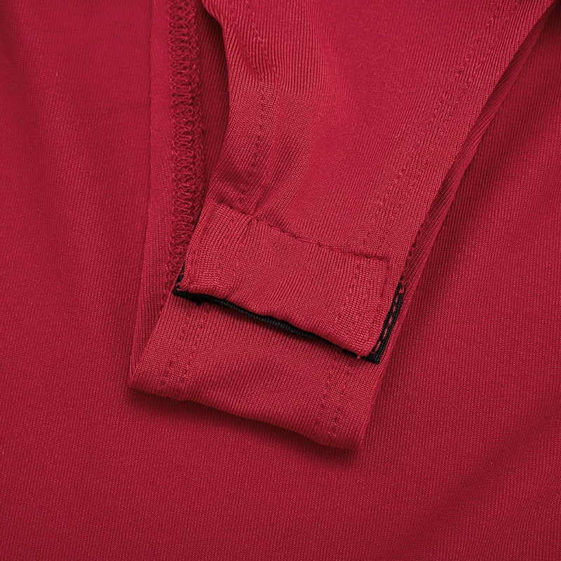 Mini dress with bodysuit design and pleats - Tahal