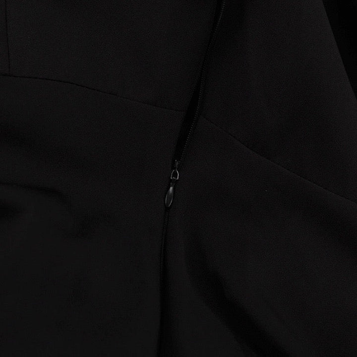 Tailored A-line midi dress - Hallie