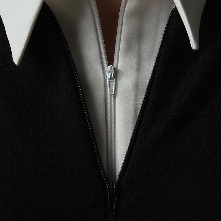 Tailored A-line midi dress - Hallie