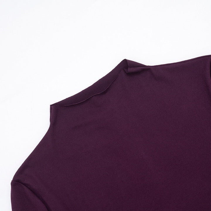 Maxi dress with gathered design and a train - Hillel