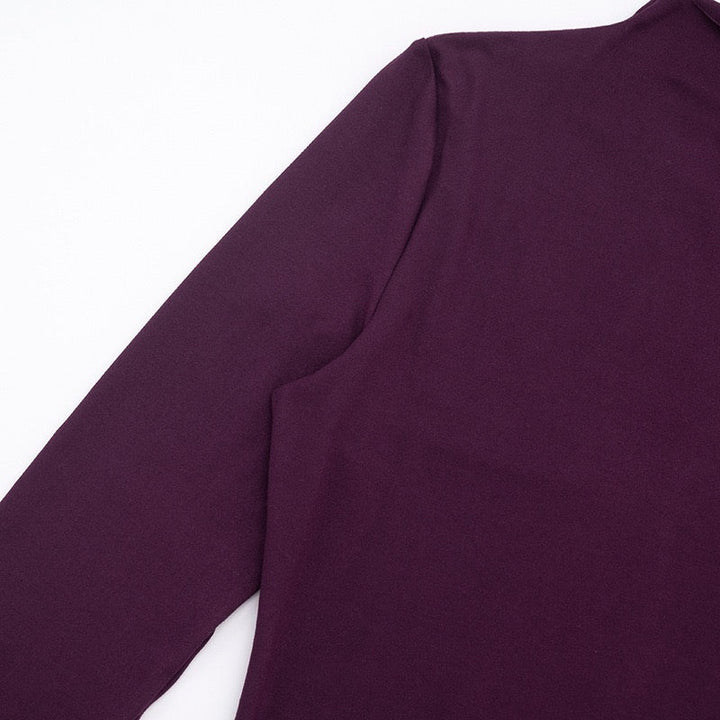 Maxi dress with gathered design and a train - Hillel