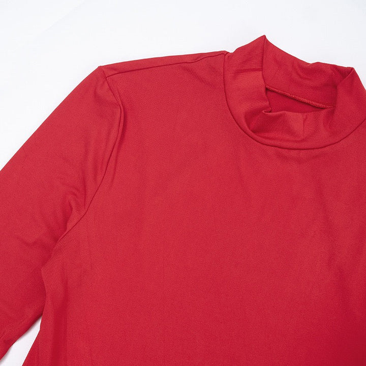 Maxi dress with gathers and slit design - Lola