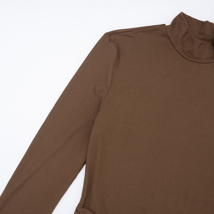 Mini dress with cross pleats - Velvet