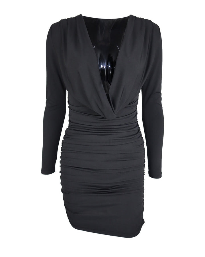 Pleated mini dress - Karin