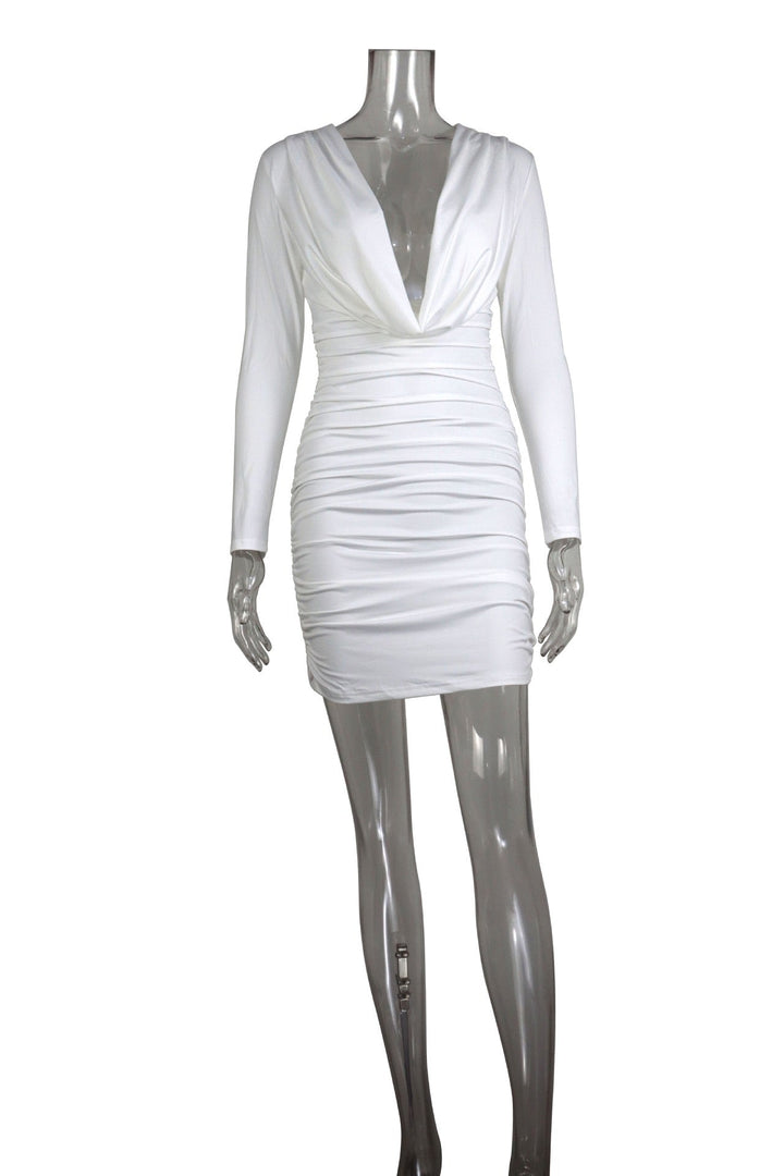 Pleated mini dress - Karin