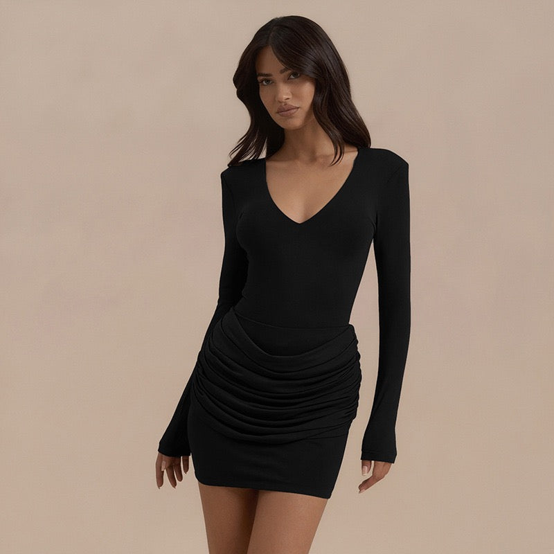 Pleated mini dress - Yariv