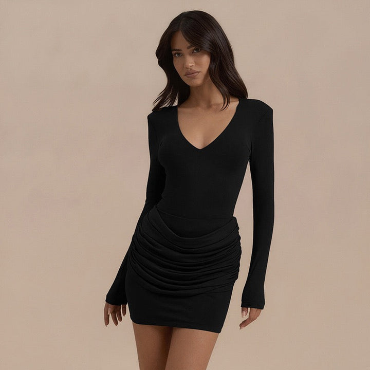 Pleated mini dress - Yariv
