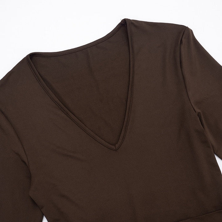 Pleated mini dress - Yariv