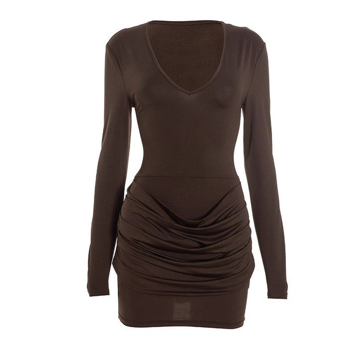 Pleated mini dress - Yariv