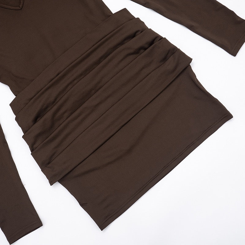 Pleated mini dress - Yariv