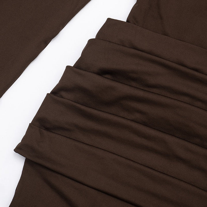 Pleated mini dress - Yariv