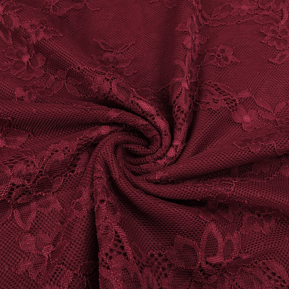 One-shoulder lace maxi dress with a corset and pleated design - ARGAMAN