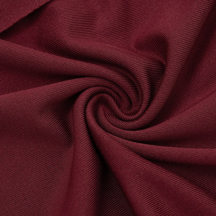 Maxi dress with gathers and slit design - Jackie