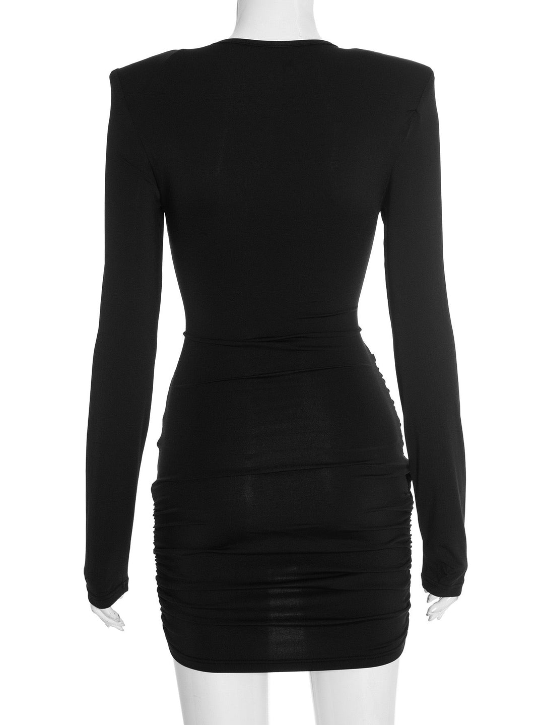 Cross Pleated Mini Dress - Jay Lin