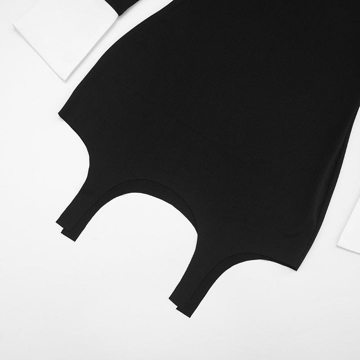 Tailored mini dress with a polo collar design - Tzlil