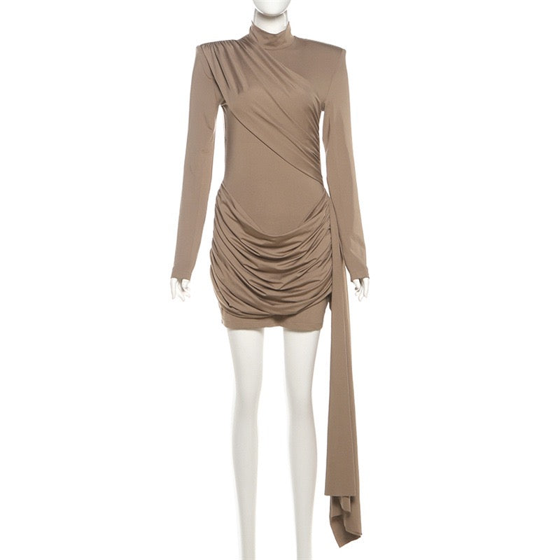 Mini dress with pleats - Valen