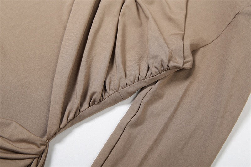 Mini dress with pleats - Valen