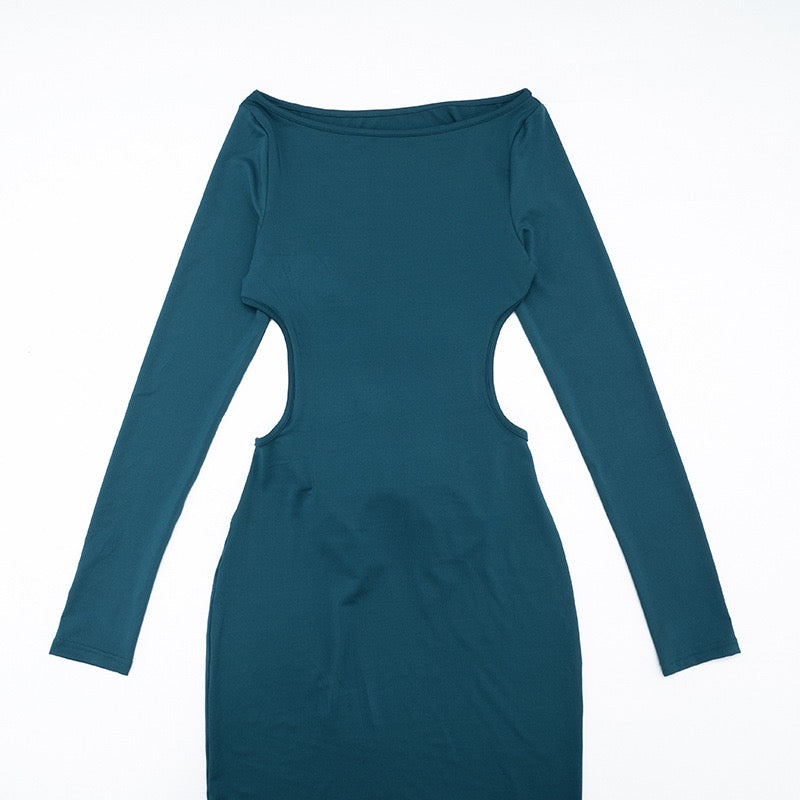 Open-back maxi dress with bow tie detail - Joy