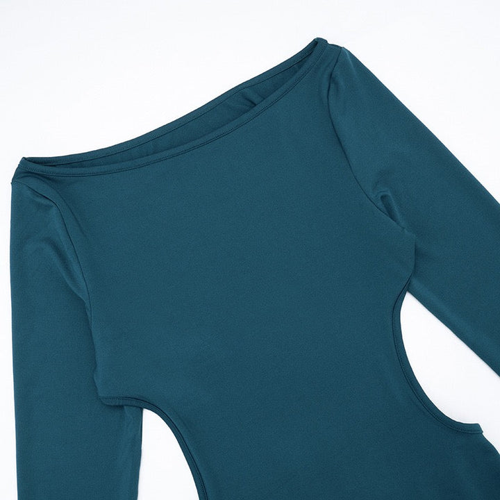 Open-back maxi dress with bow tie detail - Joy