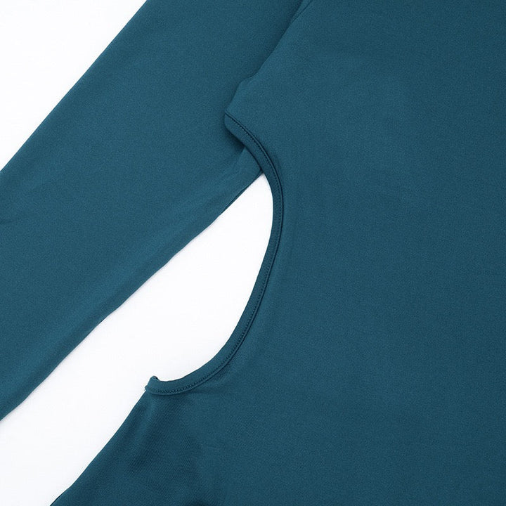 Open-back maxi dress with bow tie detail - Joy