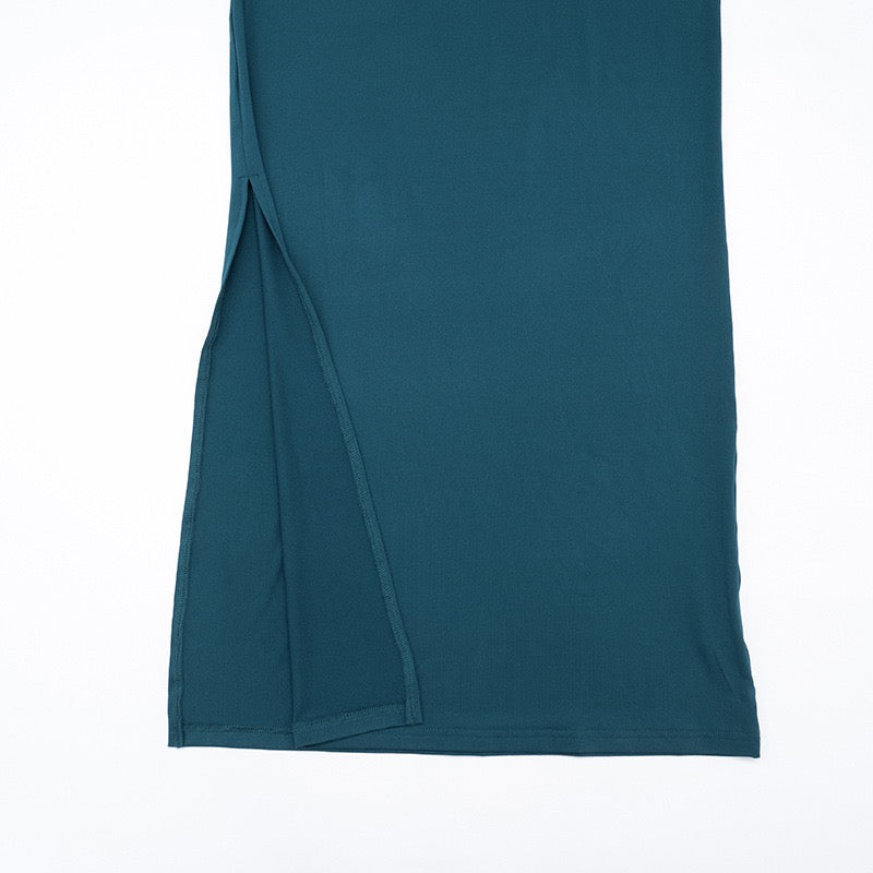 Open-back maxi dress with bow tie detail - Joy