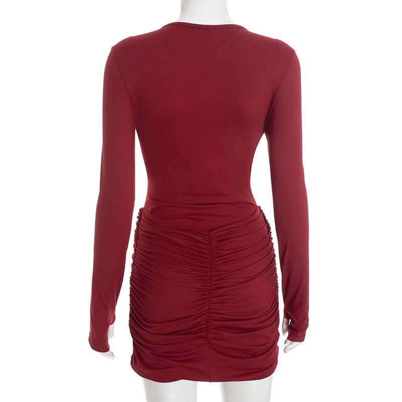 Pleated mini dress - Tehilla