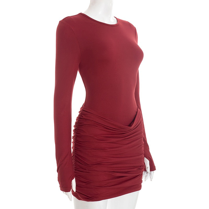 Pleated mini dress - Tehilla
