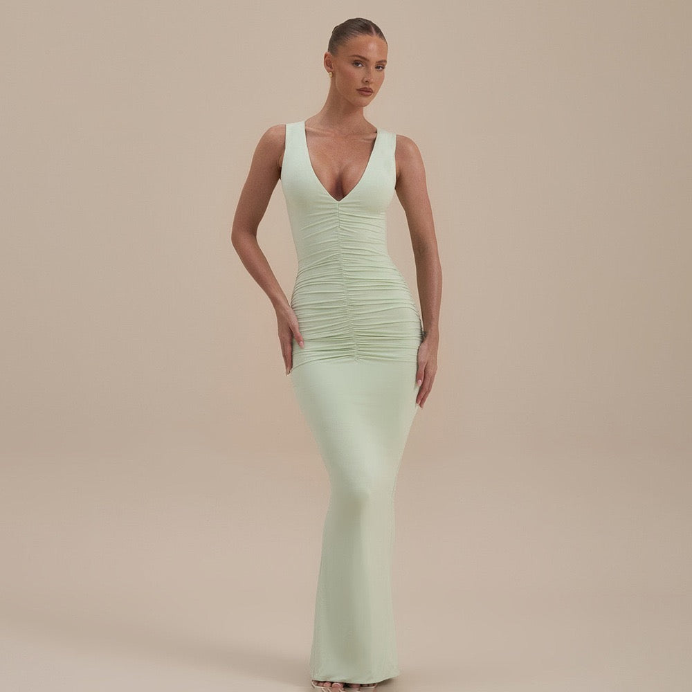 Ruched maxi dress – Nelly