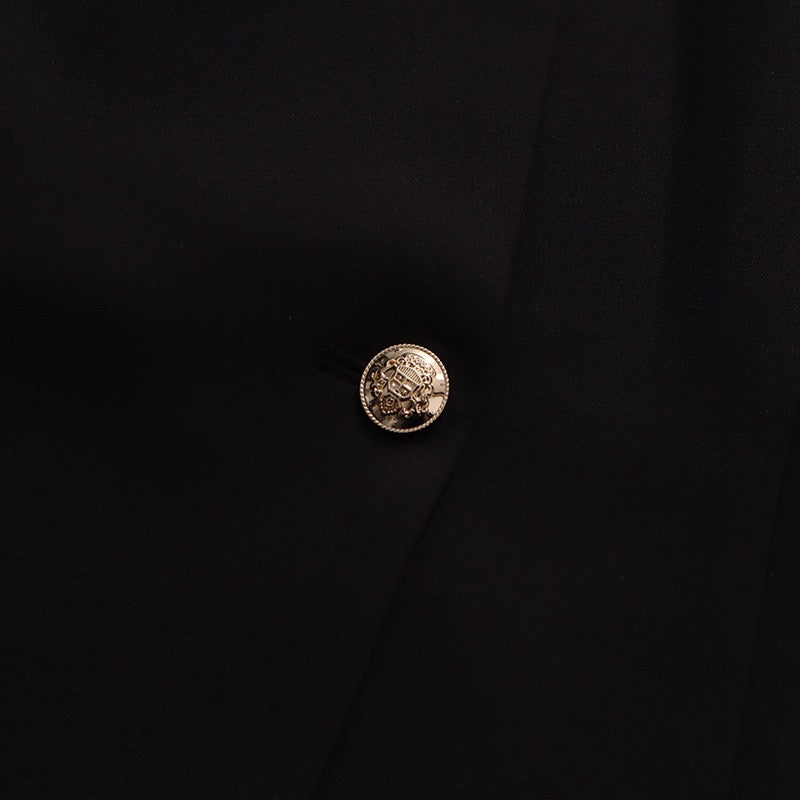 Tailored mini dress with pleated skirt design - Carol