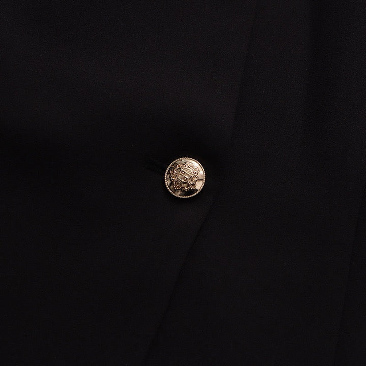 Tailored mini dress with pleated skirt design - Carol