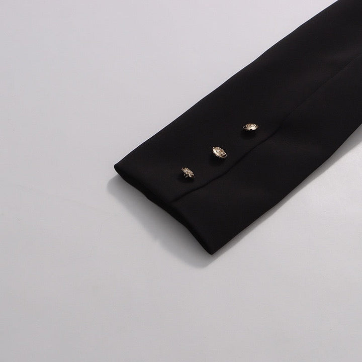 Tailored mini dress with pleated skirt design - Carol