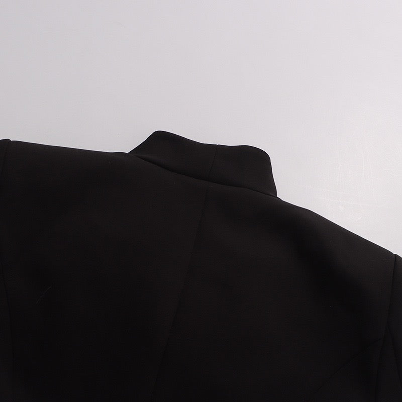 Tailored mini dress with pleated skirt design - Carol