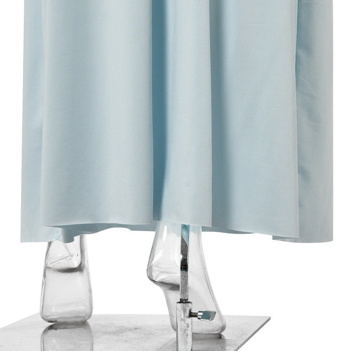 Maxi dress with pleat embellishments and a slit design – Julie