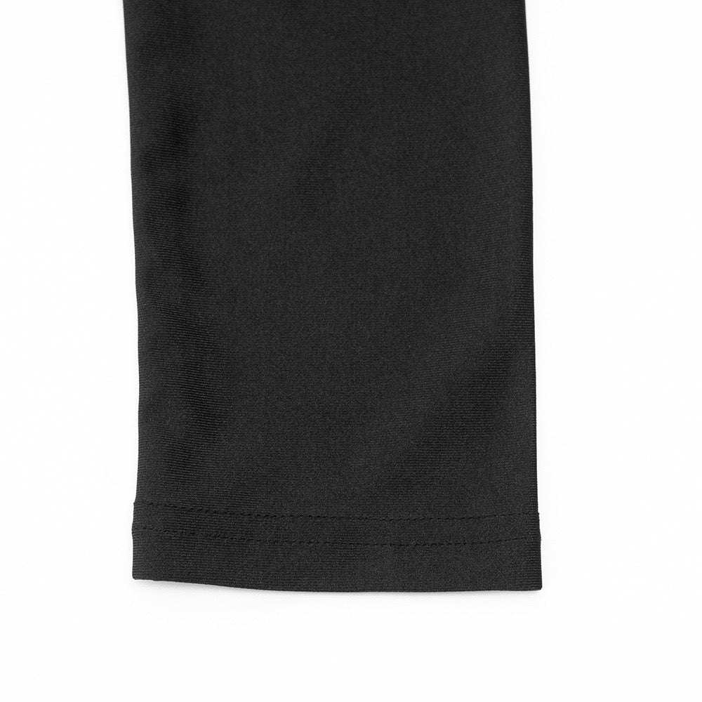 Maxi dress, shiny fabric, slit design, V-neckline - DASH