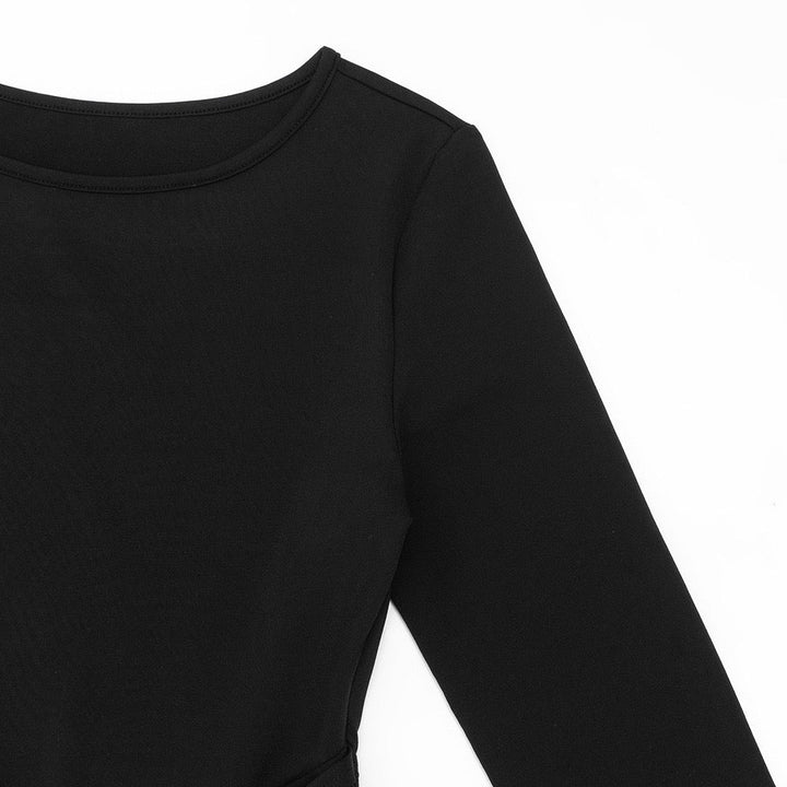 Maxi dress with short front design and opening - Philly