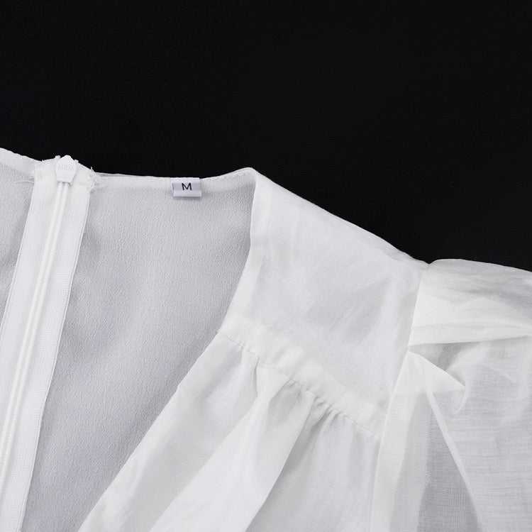 MILI - A-line chiffon mini dress