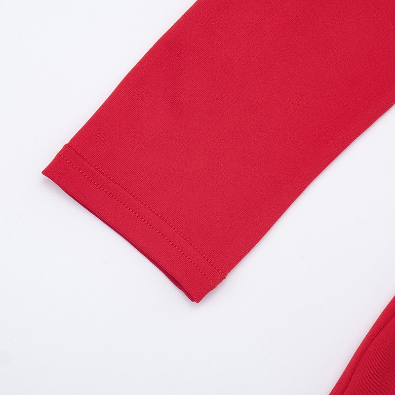 Maxi dress with a gathered design and a buckle decoration - LUCI