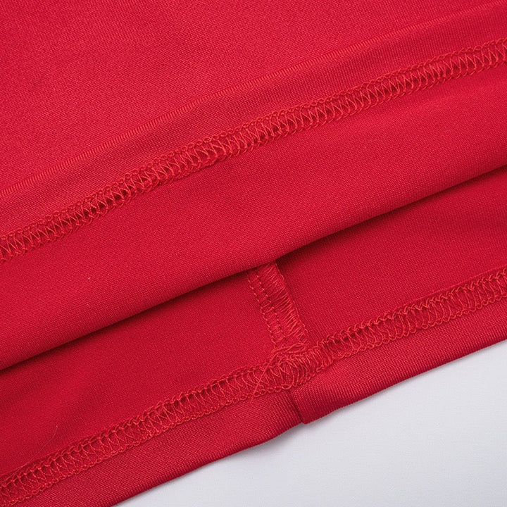 Maxi dress with a gathered design and a buckle decoration - LUCI