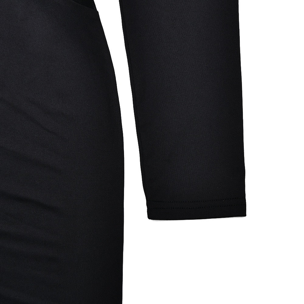 Elegant maxi dress in mesh design - LILI