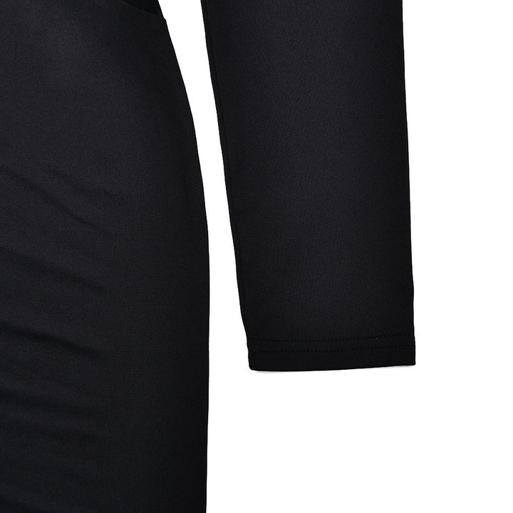 Elegant maxi dress in mesh design - LILI