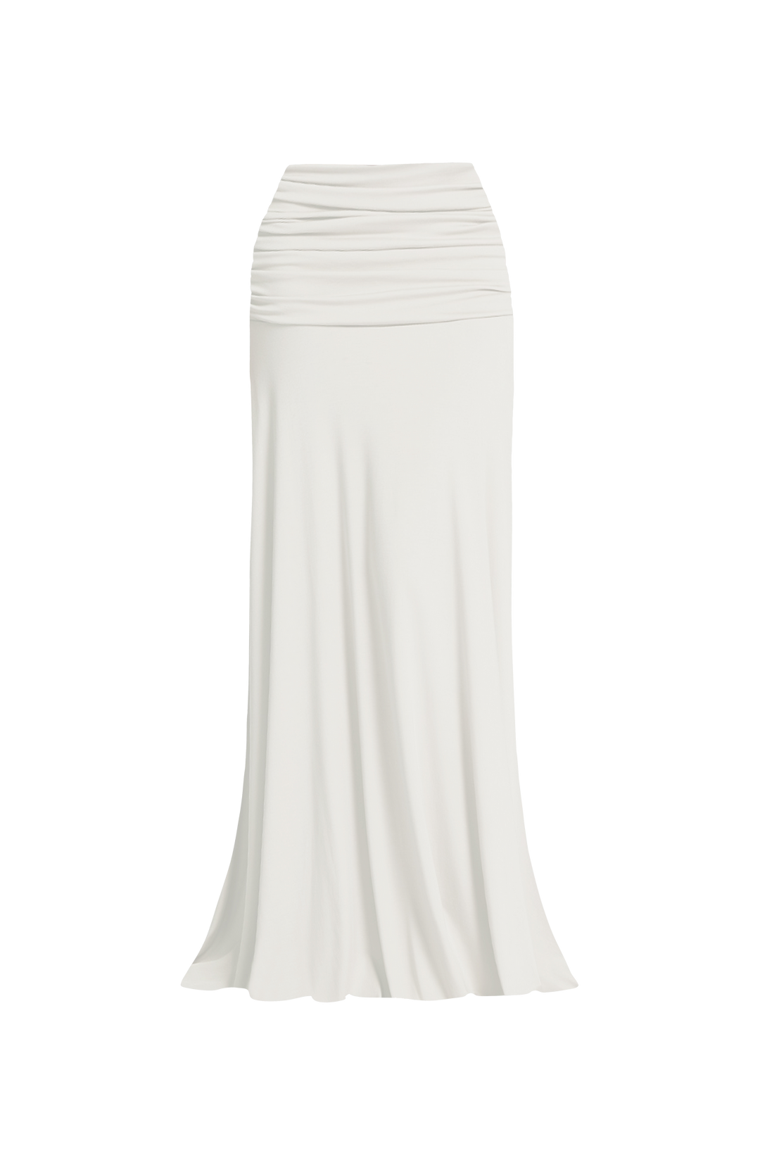 Ray - Two-piece pleated set with a maxi skirt and crop top