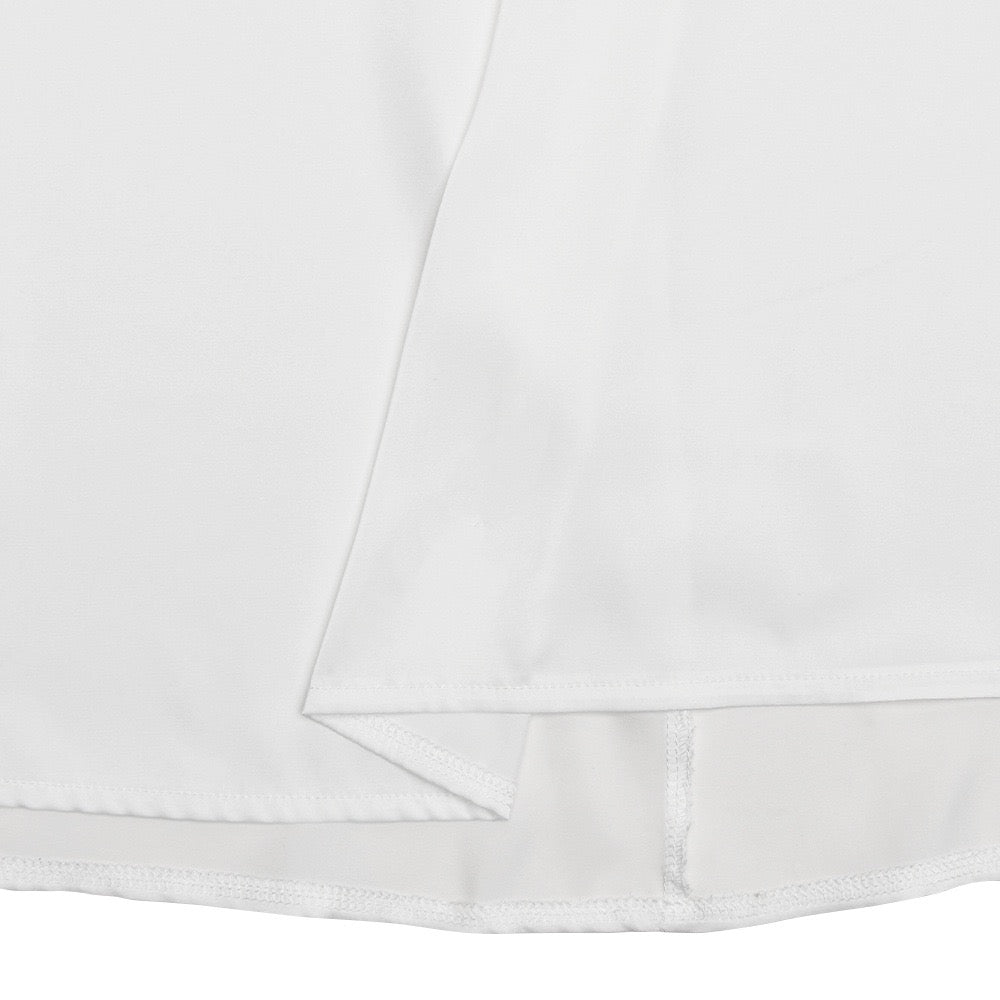 Lace-designed satin mini dress - Laor